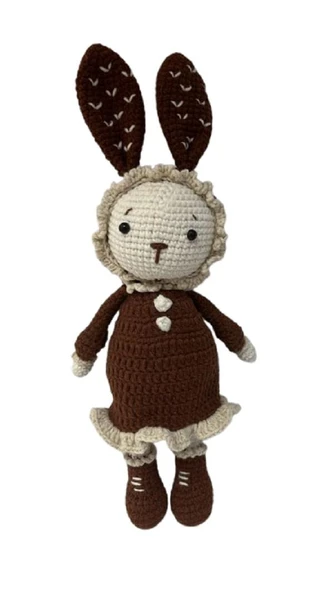 Lily Tavşan Amigurumi Organik Oyuncak ürün görseli 1