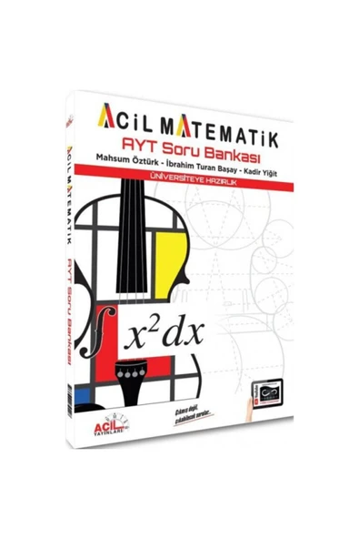 Acil AYT Matematik Soru Bankası Parlayan Ayraç Hediye ürün görseli 1