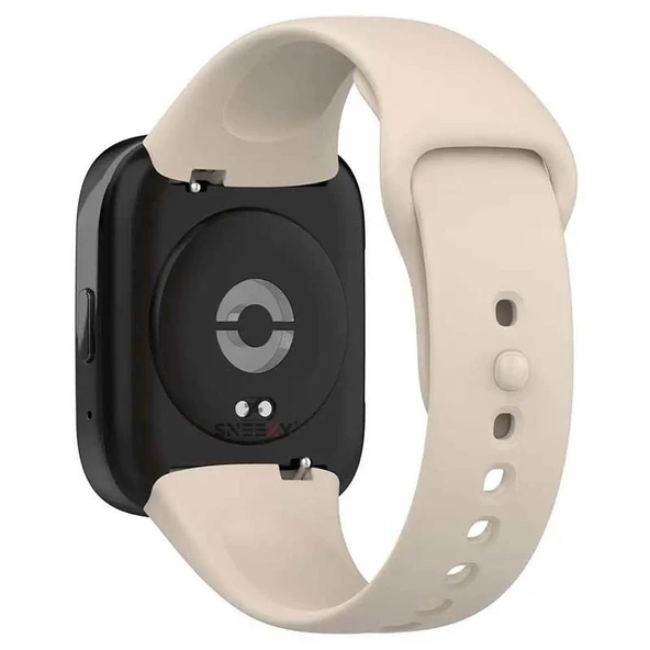 Sneezy Xiaomi Redmi Watch 3 Active Uyumlu PureLux Soft Silikon Kordon  Bej ürün görseli 1