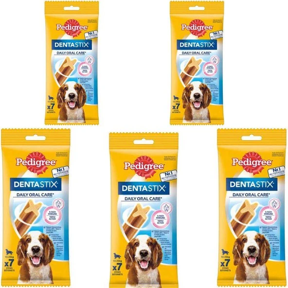Pedigree Dentastix Medium Köpek Ödülü 180 Gr x 5 Adet ürün görseli 1