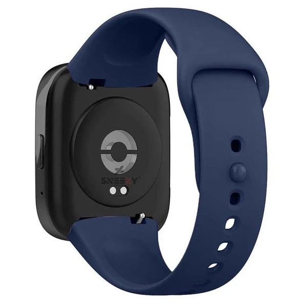 Sneezy Xiaomi Redmi Watch 3 Active Uyumlu PureLux Soft Silikon Kordon  Lacivert ürün görseli 1