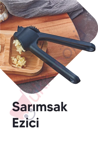 Ar Armese Yuvarlak Şekil Sarımsak Ezici Pres Hazneli Sarımsak Rendesi Kp-129 ürün görseli 1