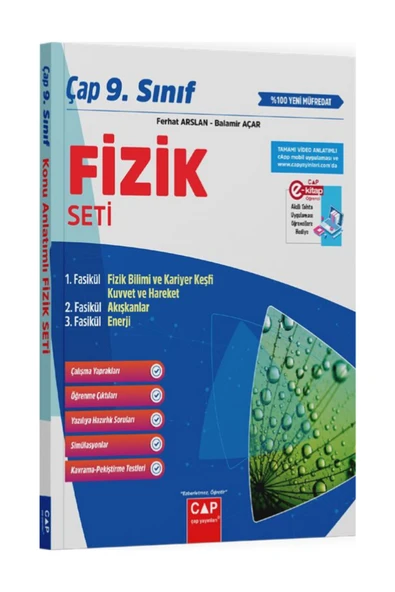 ÇAP 9. SINIF ANADOLU LİSESİ FİZİK FASİLÜL SET ürün görseli 1