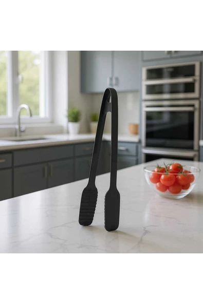 Ar Armese Teflon Maşa Isıya Dayanıklı Mutfak Maşası Yanmaz Yapışmaz Teflon Mutfak Gereçleri 30 cm 220°C ürün görseli 1