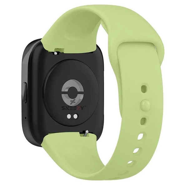Sneezy Xiaomi Redmi Watch 3 Active Uyumlu PureLux Soft Silikon Kordon  Su Yeşili ürün görseli 1
