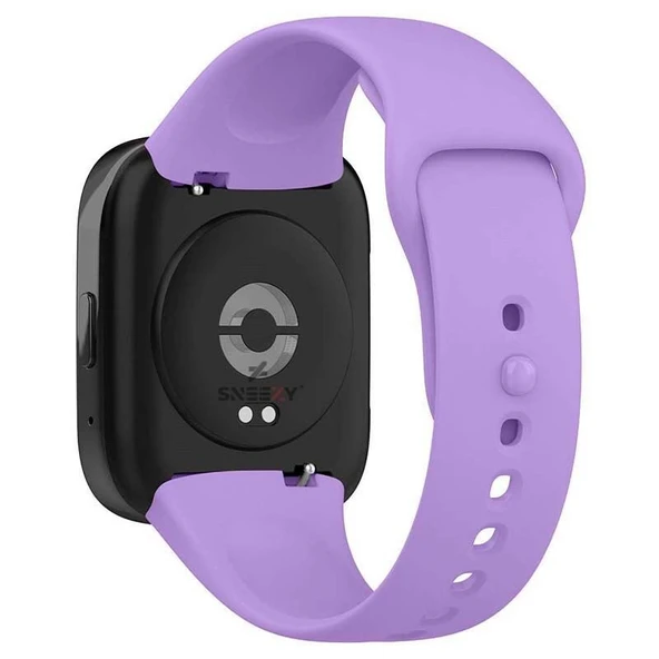 Sneezy Xiaomi Redmi Watch 3 Active Uyumlu PureLux Soft Silikon Kordon  Lila ürün görseli 1