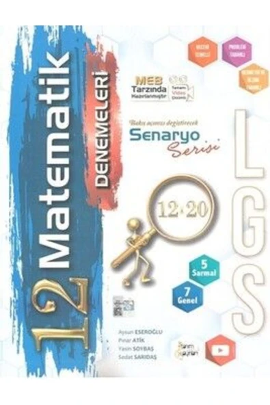 Tanım Yayınları 8. Sınıf Lgs Matematik 12 X 20 Deneme (KAMPANYALI) ürün görseli 1