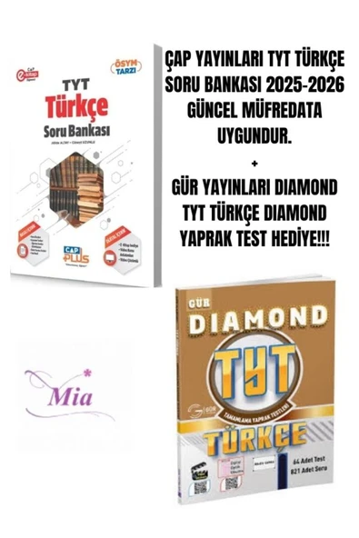 ÇAP YAYINLARI TYT TÜRKÇE SORU BANKASI HEDİYELİ ürün görseli 1