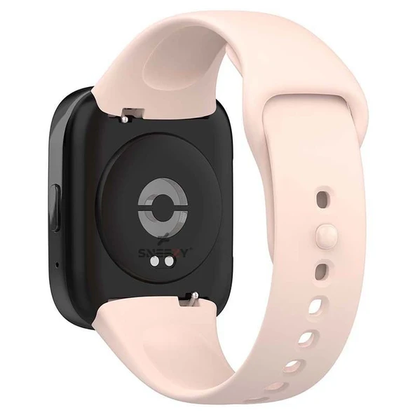 Sneezy Xiaomi Redmi Watch 3 Active Uyumlu PureLux Soft Silikon Kordon  Pudra ürün görseli 1