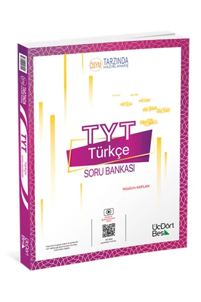 Üçdörtbeş 2024 Tyt Türkçe Soru Bankası 2024 ürün görseli 1