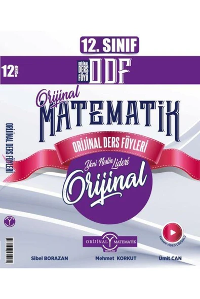 12. Sınıf Matematik ODF Orijinal Ders Föyleri Orijinal Mikro ürün görseli 1
