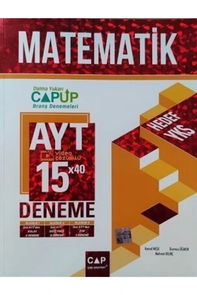 Çap Yayınları Ayt Matematik 15 X 40 Up Deneme ürün görseli 1