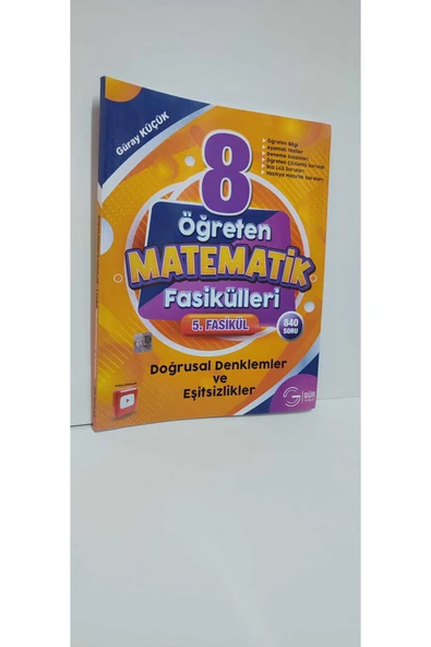 ÖĞRETEN MATEMATİK FASİKÜLLERİ 8.SINIF DOĞRUSAL DENKLEMLER VE EŞİTSİZLİKLER ürün görseli 1