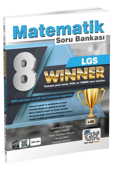 Winner Lgs Tamamı Yeni Nesil Matematik Soru Bankası 2022 ürün görseli 1