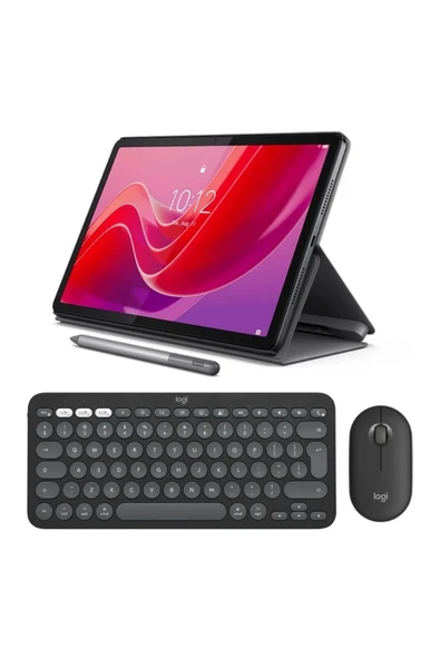 LENOVO Tab K11 11'' 4GB 128GB WUXGA Wi-Fi Tablet ZADC0072TR Kılıf + Tab Pen + Klavye Mouse Siyah ürün görseli 1