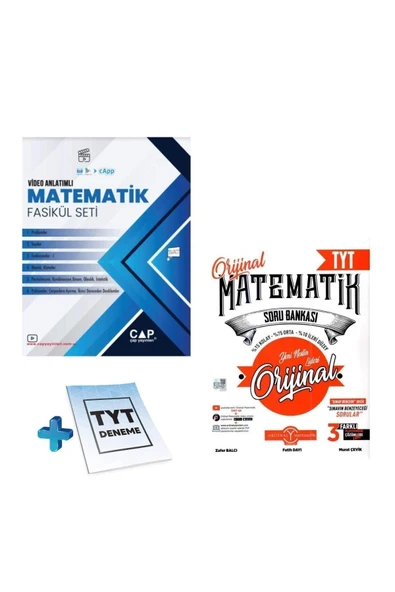 Çap Tyt Matematik Fasikülü Ve Orijinal Tyt Matematik Soru Bankası ürün görseli 1