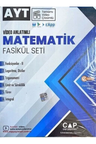 Ayt Matematik Seti Tamamı Video Çözümlü - 2023. ürün görseli 1