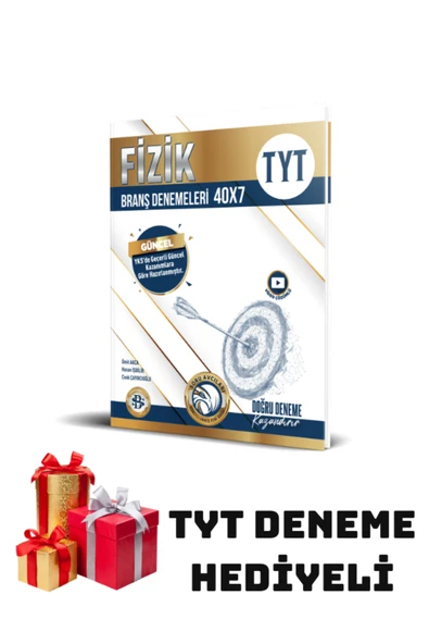 BİLGİ SARMAL TYT FİZİK DENEME 40 LI - 2023-24 ürün görseli 1