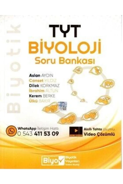 Biyotik Tyt Biyoloji Soru Bankası 2023-2024 ürün görseli 1