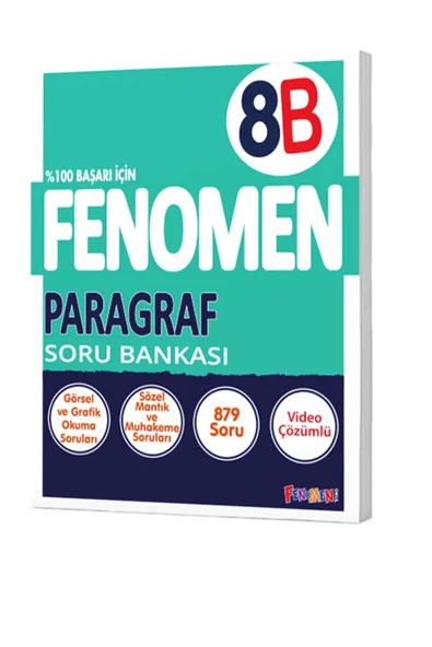 Fenomen Yayınları 8. Sınıf Paragraf Soru Bankası B Serisi ürün görseli 1