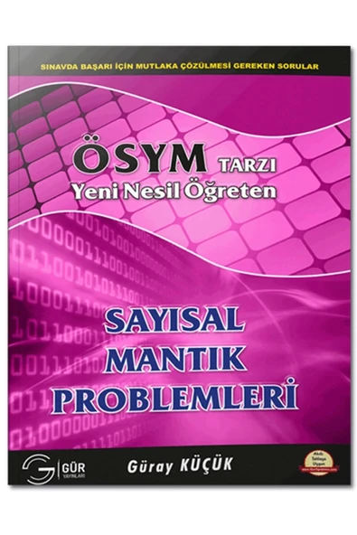 Ösym Tarzı Yeni Nesil Öğreten Sayısal Mantık Problemleri ürün görseli 1