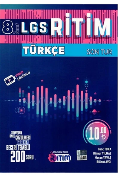 Işleyen Zeka 8. Sınıf Lgs Türkçe Ritim Son Tur Işleyen Zeka Yayınları ürün görseli 1