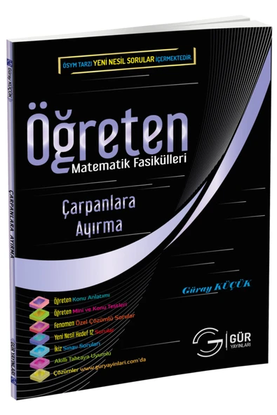 Güray Küçük Öğreten Matematik Fasikülleri Çarpanlara Ayırma ürün görseli 1