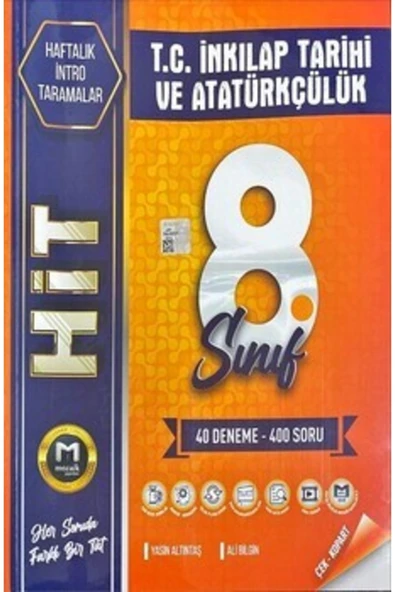 Inları 8. Sınıf T. C. Inkılap Tarihi Ve Atatürkçülük Intro Hıt 40 Deneme 2023 ürün görseli 1