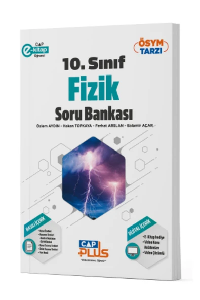 Çap 10. Sınıf Anadolu Fizik Soru Bankası ürün görseli 1
