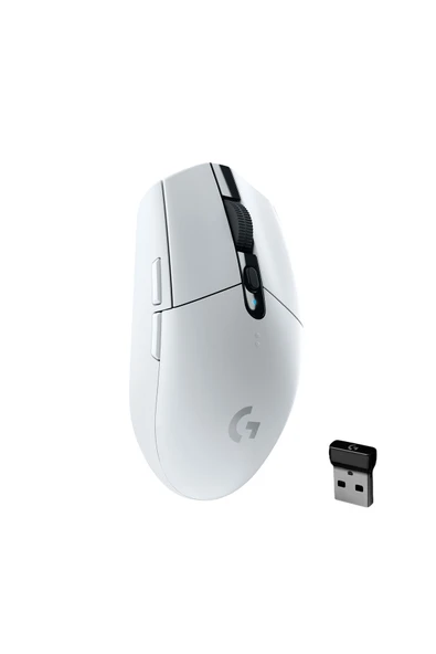 logitech G G305 Lightspeed 12.000 Dpı Kablosuz Beyaz Oyuncu Mouse - 910-005292 ürün görseli 1