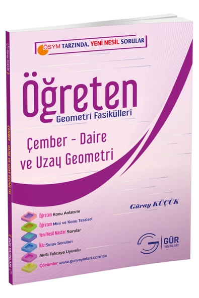 Öğreten Geometri Fasikülleri 11. Sınıf Master Geometri Çember – Daire Ve Uzay Geometri ürün görseli 1