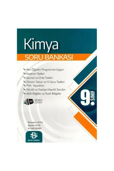 Bilgi Sarmal 9.sınıf Kimya Soru Bankası - Bilgi Sarmal 9 Kimya ürün görseli 1