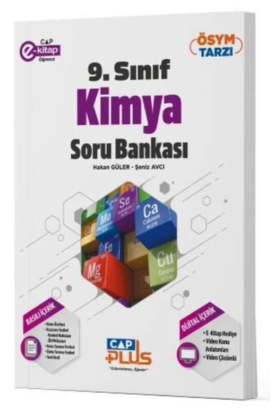 Çap Yayınları 9. Sınıf Kimya Plus Soru Bankası 2023 ürün görseli 1
