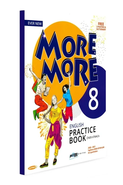 Kurmay Yayınları More&more 8. Sınıf Practıce Book & Dıctıonary & Revısıon Tests (3’ LÜ SET) ürün görseli 1
