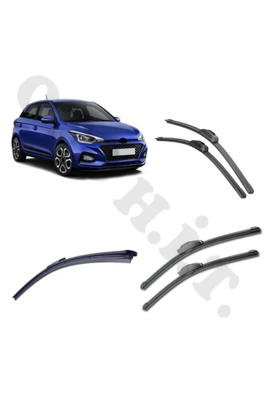 OTO H.İ.T. HYUNDAİ İ20 SİLECEK TAKIMI 2013-2019 ÖN CAM SİLECEĞİ ürün görseli 1