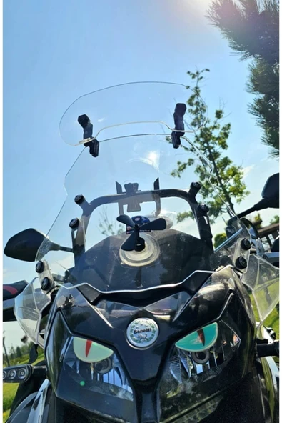 MASTERPOL Deflektör Model 3 Rüzgar Saptırıcı Siperlik Şeffaf Motor Camı Cam Uzatma ürün görseli 1