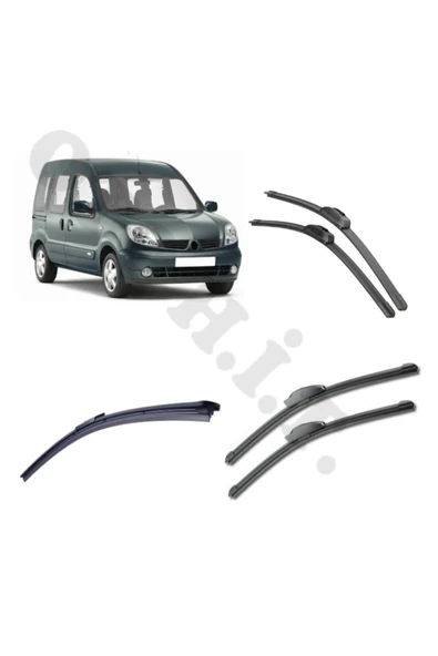 OTO H.İ.T. RENAULT KANGO SİLECEK TAKIMI 1998-2007 ÖN CAM SİLECEĞİ ürün görseli 1