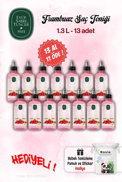 Eyüp Sabri Tuncer 13 AL 11 ÖDE Sirke Frambuaz Tonik 100 ml ve Rosie ürün görseli 1