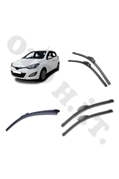 OTO H.İ.T. HYUNDAİ İ20 SİLECEK TAKIMI 2011-2013 ÖN CAM SİLECEĞİ ürün görseli 1