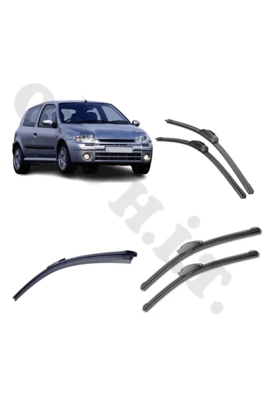 OTO H.İ.T. RENAULT CLİO SİLECEK TAKIMI 98-02 ÖN CAM SİLECEĞİ ürün görseli 1