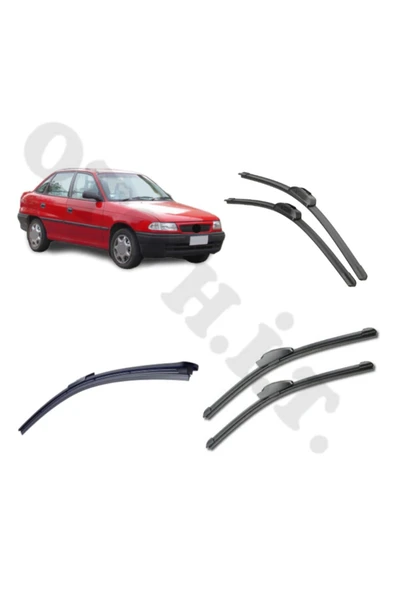 OTO H.İ.T. OPEL ASTRA F SİLECEK TAKIMI ÖN CAM SİLECEĞİ ürün görseli 1