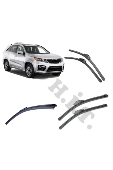 OTO H.İ.T. KİA SORENTO SİLECEK TAKIMI 2010-2014 ÖN CAM SİLECEĞİ ürün görseli 1