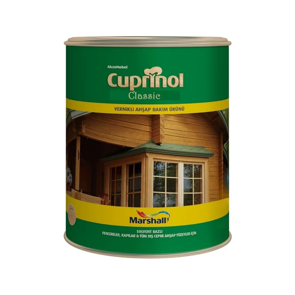 MARSHALL CUPRİNOL RENKLİ AHŞAP KORUYUCU VERNİK 2,5 LT ürün görseli 1