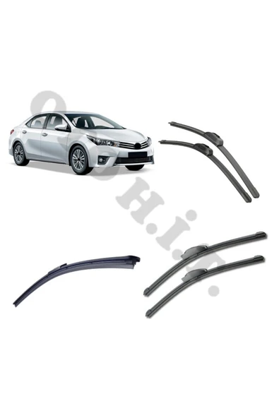OTO H.İ.T. TOYOTA COROLLA SİLECEK TAKIMI 2013-2018 ÖN CAM SİLECEĞİ ürün görseli 1