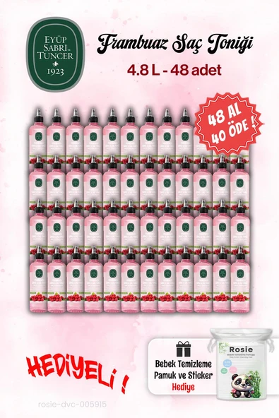 Eyüp Sabri Tuncer 48 AL 40 ÖDE Sirke Frambuaz Tonik 100 ml ve Rosie ürün görseli 1