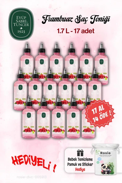 Eyüp Sabri Tuncer 17 AL 14 ÖDE Sirke Frambuaz Tonik 100 ml ve Rosie ürün görseli 1