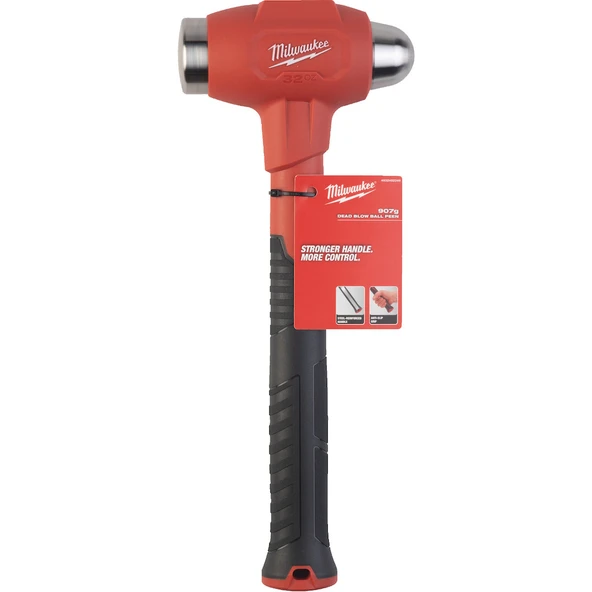 Milwaukee Fiber Saplı Küresel Başlı Bilyeli Çekiç 907 GR 4932492349 ürün görseli 1