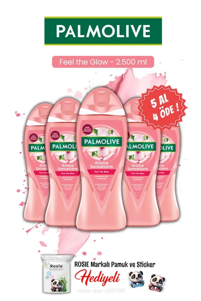 Palmolive 500 ml 5 AL 4 ÖDE Feel The Glow Manolya Özlü ve Rosie Hediye ürün görseli 1