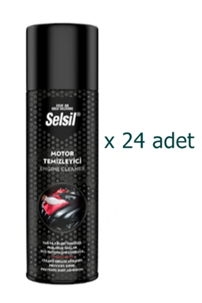 Selsil Motor Temizleme Spreyi 24 Adet 500 Ml Koli ürün görseli 1