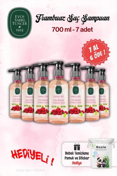 Eyüp Sabri Tuncer 7 AL 6 ÖDE Sirke Şampuan Frambuaz 100 ml ve Rosie ürün görseli 1